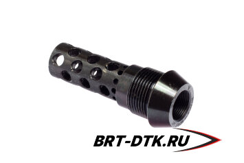 Реактивный ДТК BRT Dual Brake T24 для Orsis (62мм, внутренняя резьба M16x1R, наружная резьба 24х1,5R)