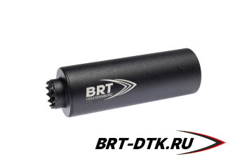 ДТК закрытого типа BRT Барс Х для АК-74/Сайга-МК, кал. 5,45/223 (140мм, резьба M24х1,5R, п/п 7,5мм, ⌀ 50мм)