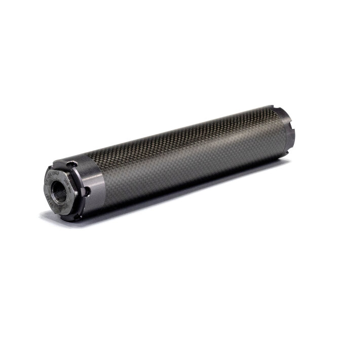 Реактивный ДТКП закрытого типа BRT Шершень Карбон (230мм, резьба 5/8х24 UNEF,  кал.7,62/308, ⌀ 45 мм)