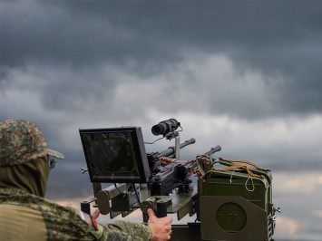 Турель для 2 пулеметов ДПМ против FPV-дронов | Платформа противодействия БПЛА