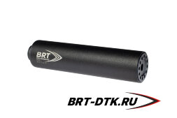 Реактивный ДТКП закрытого типа BRT для Сайга-308 кал. 7,62/308 (200мм, резьба M24х1,5R, п/п 10мм, ⌀ 50мм)