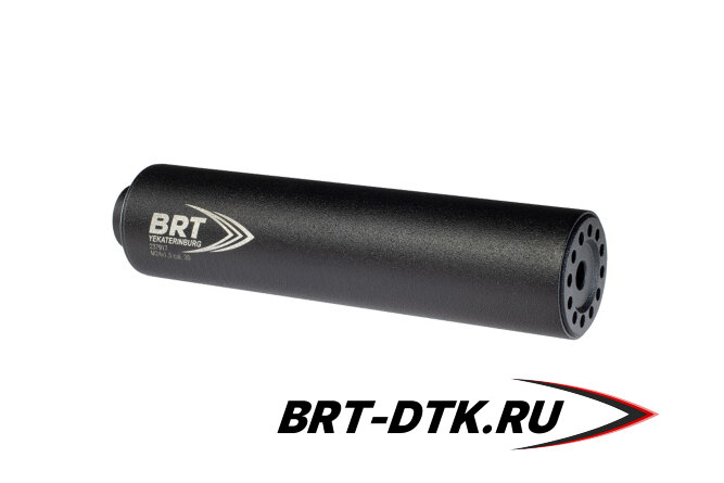 Реактивный ДТКП закрытого типа BRT для Сайга-308 кал. 7,62/308 (200мм, резьба M24х1,5R, п/п 10мм, ⌀ 50мм)