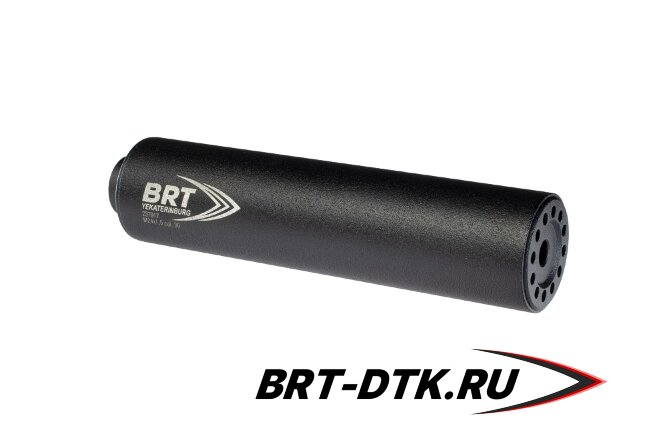 Реактивный ДТКП закрытого типа BRT для Сайга-308 кал. 7,62/308 (200мм, резьба M24х1,5R, п/п 10мм, ⌀ 50мм)
