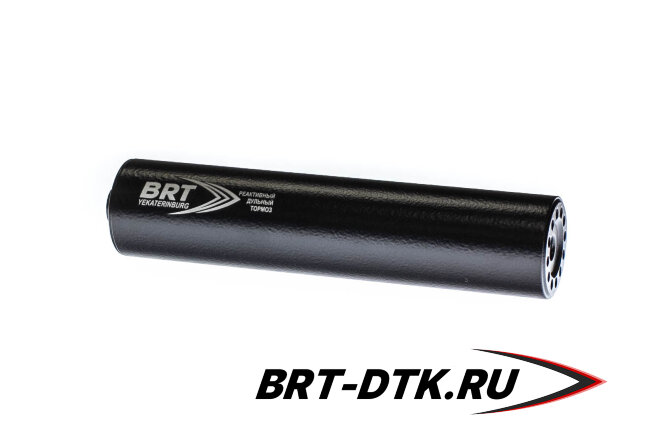 ДТК закрытого типа BRT для Лось 145 кал. 9,6Х53 Ланкастер (220мм, резьба М15х1,  п/п 11,5мм,  ⌀ 50мм)