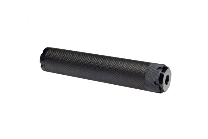 Реактивный ДТКП закрытого типа BRT Оса Карбон (200мм, резьба 1/2&quot;-28 UNEF,  кал.223Rem/5.45, ⌀ 40 мм)