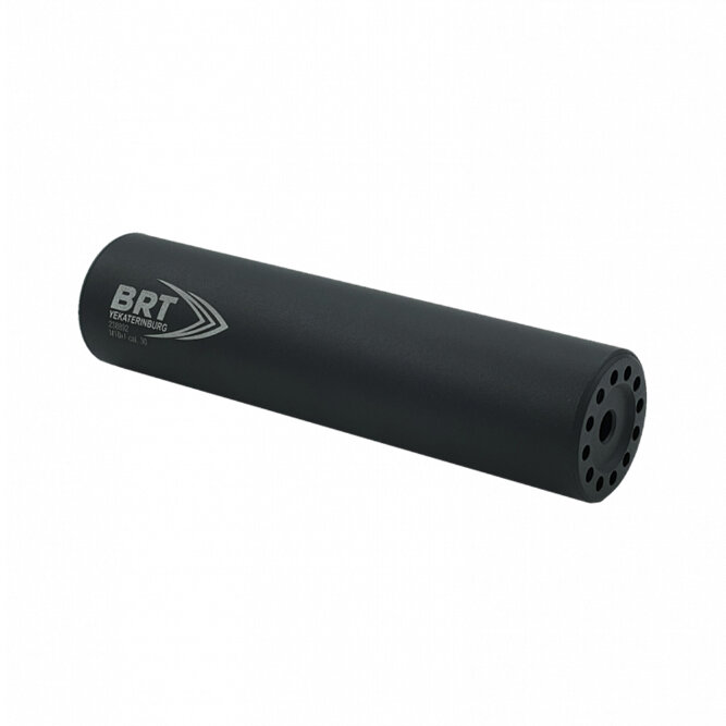 Реактивный ДТК закрытого типа BRT на Орсис Т5000 кал.308/300WM (200мм,15 камер, М18x1R, п/п 9мм, Ø 50мм)