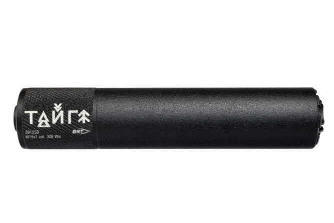 Реактивный ДТКП закрытого типа BRT Тайга 7 для Лось 145 308, кал. 7,62 (210мм, резьба М15х1, п/п 9,5мм, ⌀45мм)