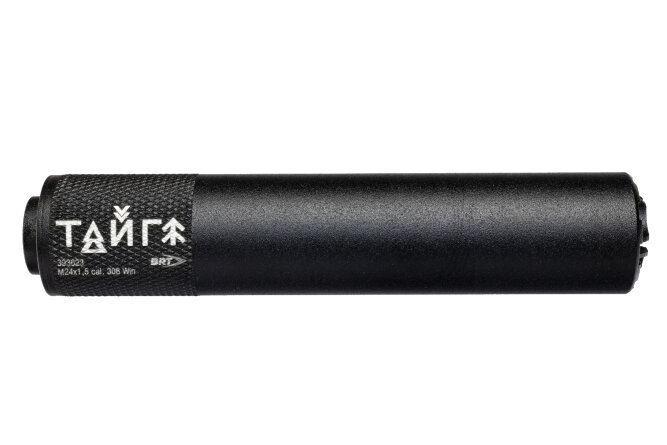 Реактивный ДТКП закрытого типа BRT Тайга 7 для Сайга 7,62х39, Сайга 308, кал. 7,62 (210мм, резьба М24х1,5, п/п 9,5мм, ⌀45мм)