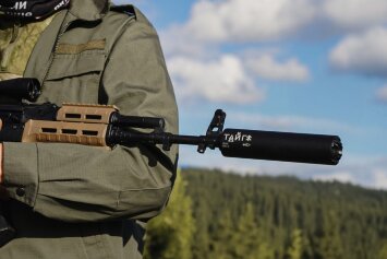 Реактивный ДТКП закрытого типа BRT Тайга 7 для Ata Arms Turqua 308/30-06, кал. 7,62 (210мм, резьба  М14х1L, п/п 9,5мм, ⌀45мм)