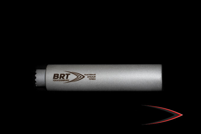 Газоразгруженный ДТК BRT Барс для АК-74/Сайга-МК, кал. 5,45/223 (170мм, резьба M24х1,5R, п/п 7,5мм, ⌀ 45мм)