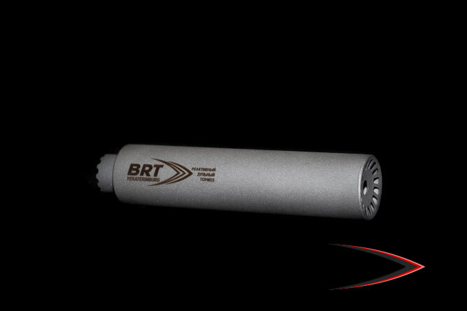 Газоразгруженный ДТК BRT Барс для АК-74/Сайга-МК, кал. 5,45/223 (170мм, резьба M24х1,5R, п/п 7,5мм, ⌀ 45мм)