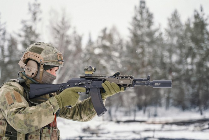 Цевье BRT Контакт на АК