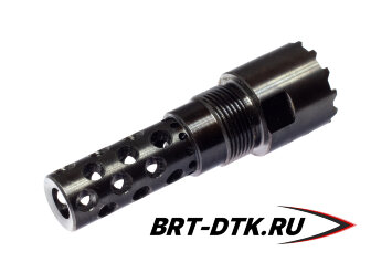 Реактивный ДТК BRT Dual Brake T24 для АК-74/Сайга-МК, кал. 223/5,45 (наружная и внутренняя резьба 24х1,5R)