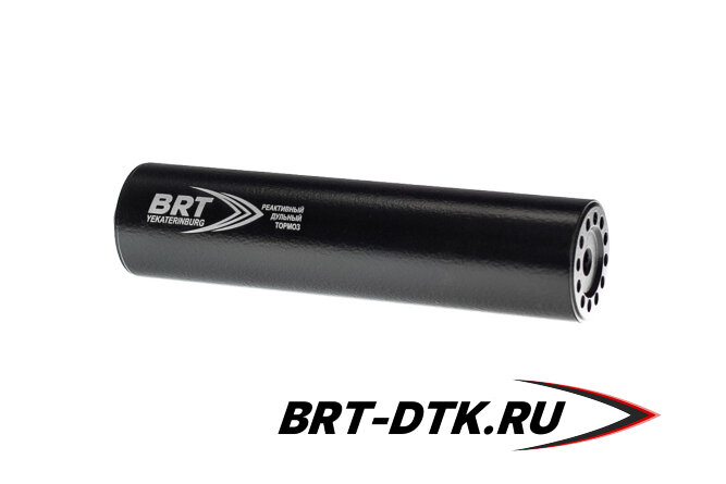 ДТК закрытого типа BRT для Вепрь-308, кал. 30/7,62 (180мм, резьба M14х1L, бурт, п/п 9мм, ⌀ 50мм)