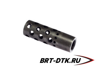 Реактивный ДТК BRT Dual Brake для AR-15/M4 (62мм, резьба 1/2"-28 UNF, п/п 11мм)