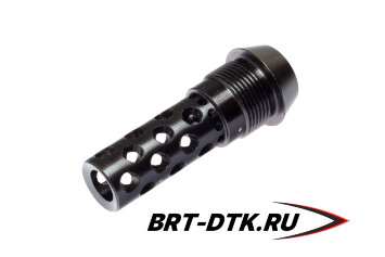Реактивный ДТК BRT Dual Brake T24 для Sabatti (62мм, внутренняя резьба 1/2"-20 UNF, наружная резьба 24х1,5R)