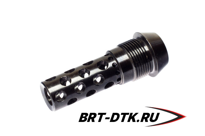 Реактивный ДТК BRT Dual Brake T24 для Вепрь (62мм, внутренняя резьба M14x1L, наружная резьба 24х1,5R)