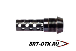 Реактивный ДТК BRT Dual Brake T24 для Лось (62мм, внутренняя резьба M15x1R, наружная резьба 24х1,5R)